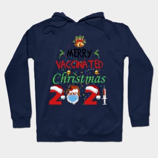 Merry Vaccinated Christmas 2021 Hoodie